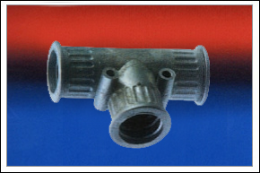 TType three-way hose connector.