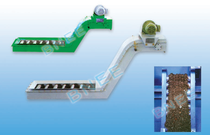 CPGType magnetic plate chip conveyor.
