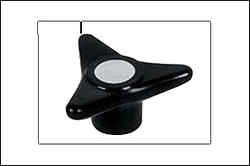 triangular arrow handle